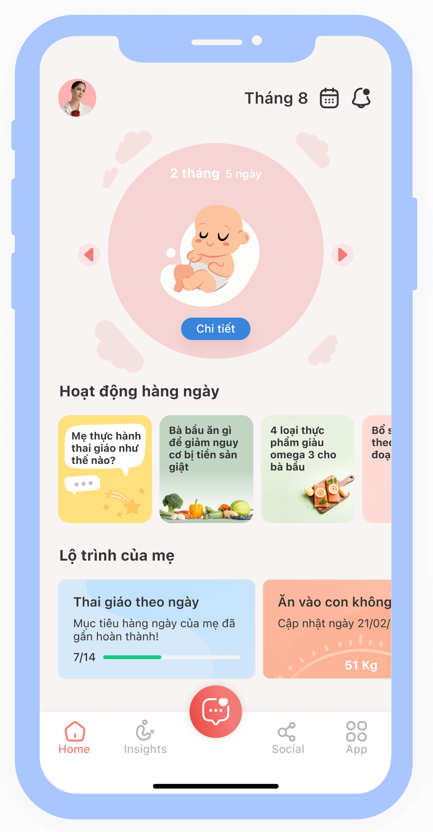app cho bé sơ sinh babiuni giải quyết những khó khăn khi chăm con
